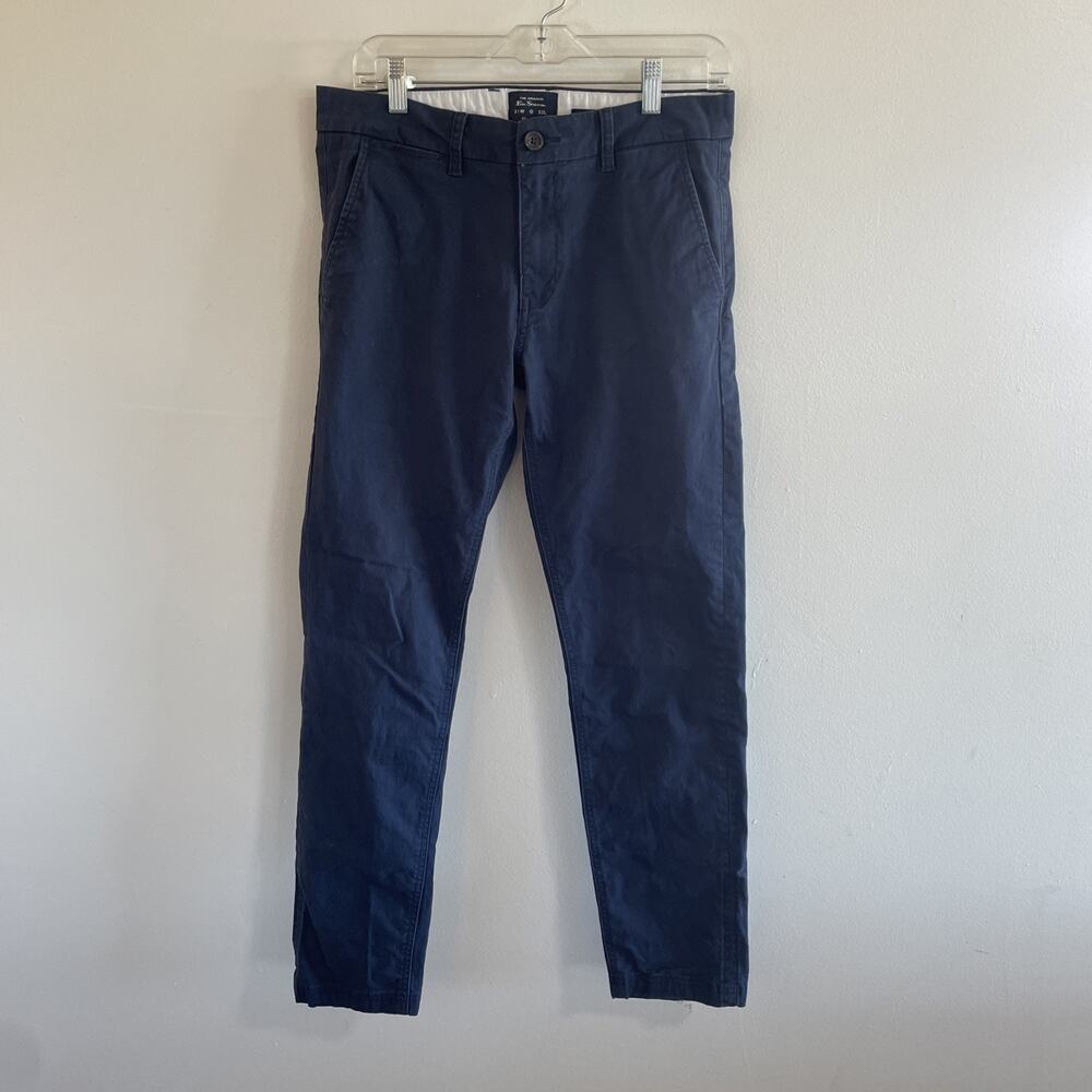 BEN SHERMAN Men’s Pants Size 31x32 Navy Blue Slim Fit Chino